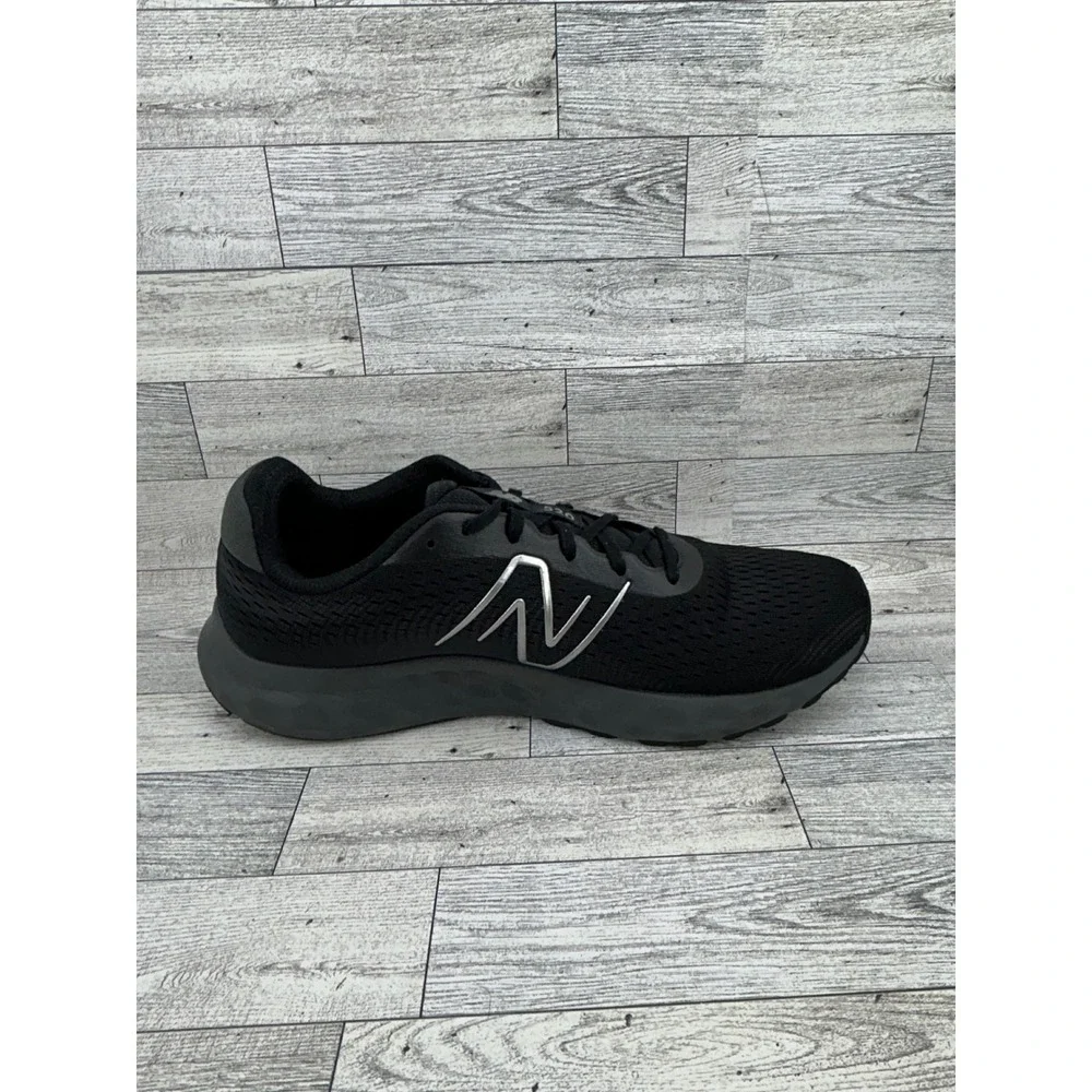 New Balance 520 v8 Men Running Shoes Black Silver M520LA8 Low Top Sneaker Sz 12